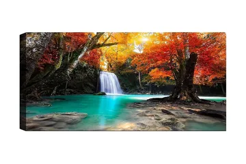 Canvastavla YTY Landscape & Nature Flerfärgad - 120x50 cm - Inredning - Tavlor & posters - Canvastavla