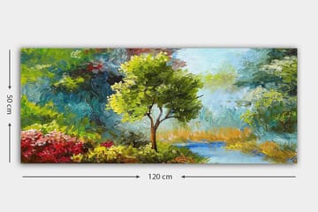 Canvastavla YTY Landscape & Nature Flerfärgad - 120x50 cm - Inredning - Tavlor & posters - Canvastavla