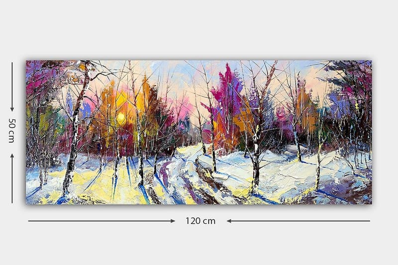 Canvastavla YTY Landscape & Nature Flerfärgad - 120x50 cm - Inredning - Tavlor & posters - Canvastavla