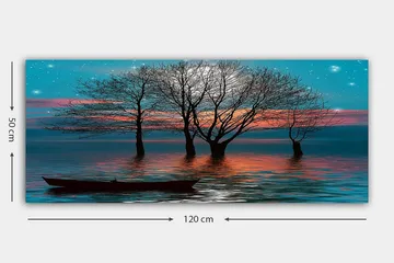 Canvastavla YTY Landscape & Nature Flerfärgad - 120x50 cm - Inredning - Tavlor & posters - Canvastavla