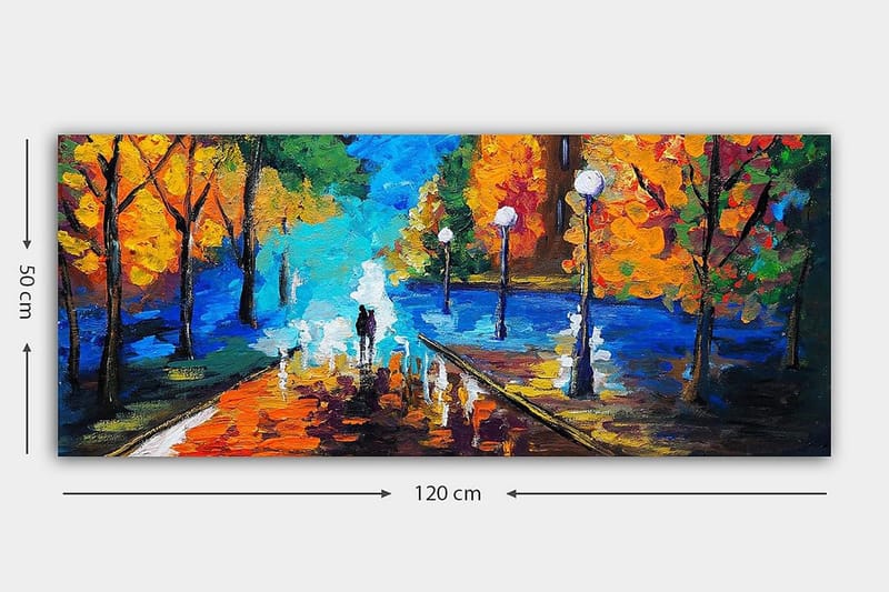 Canvastavla YTY Landscape & Nature Flerfärgad - 120x50 cm - Inredning - Tavlor & posters - Canvastavla