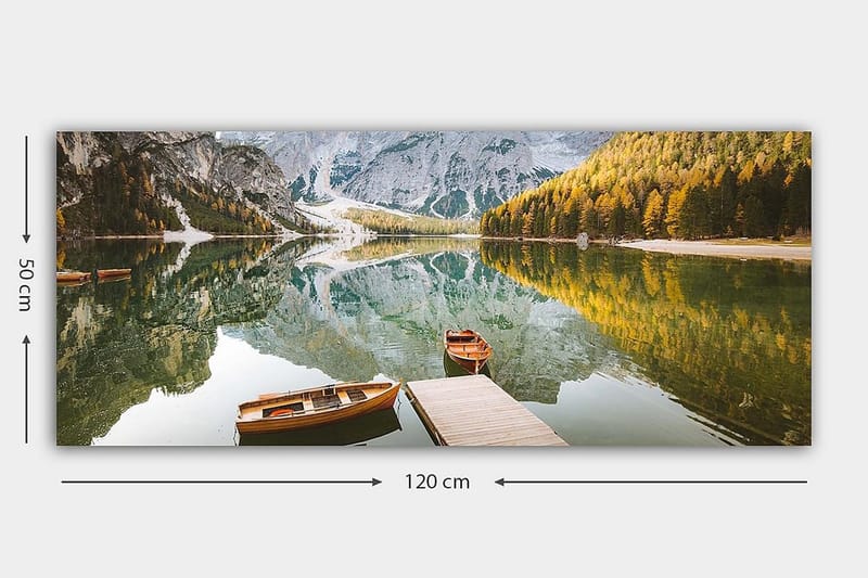 Canvastavla YTY Landscape & Nature Flerfärgad - 120x50 cm - Inredning - Tavlor & posters - Canvastavla