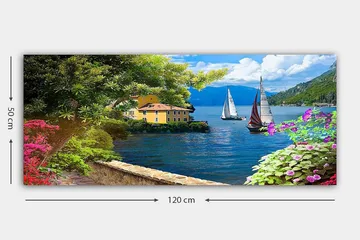 Canvastavla YTY Landscape & Nature Flerfärgad - 120x50 cm - Inredning - Tavlor & posters - Canvastavla