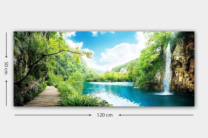 Canvastavla YTY Landscape & Nature Flerfärgad - 120x50 cm - Inredning - Tavlor & posters - Canvastavla