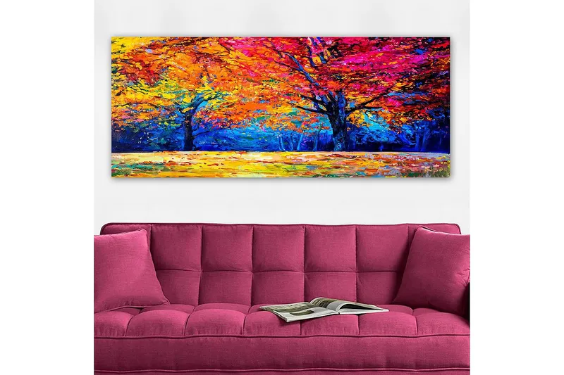 Canvastavla YTY Landscape & Nature Flerfärgad - 120x50 cm - Inredning - Tavlor & posters - Canvastavla