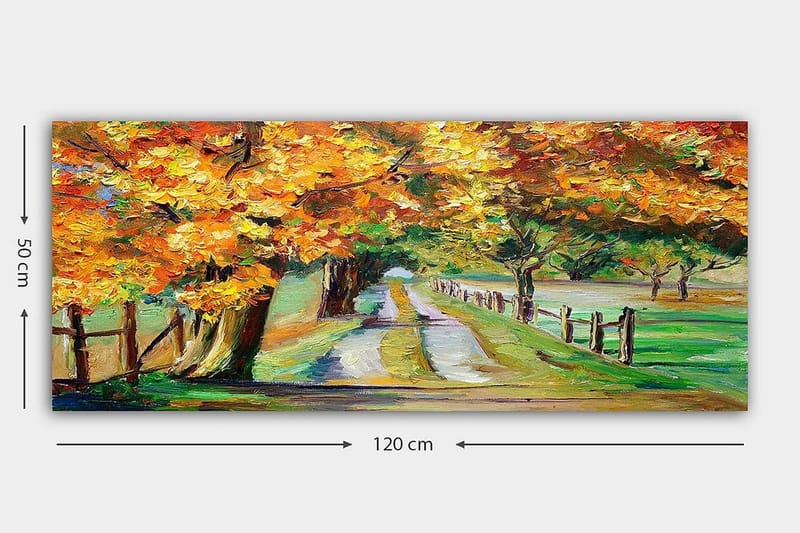 Canvastavla YTY Landscape & Nature Flerfärgad - 120x50 cm - Inredning - Tavlor & posters - Canvastavla