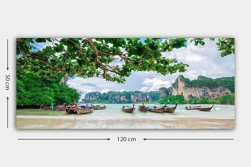 Canvastavla YTY Landscape & Nature Flerfärgad - 120x50 cm - Inredning - Tavlor & posters - Canvastavla