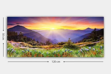 Canvastavla YTY Landscape & Nature Flerfärgad - 120x50 cm - Inredning - Tavlor & posters - Canvastavla