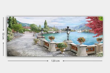 Canvastavla YTY Landscape & Nature Flerfärgad - 120x50 cm - Inredning - Tavlor & posters - Canvastavla