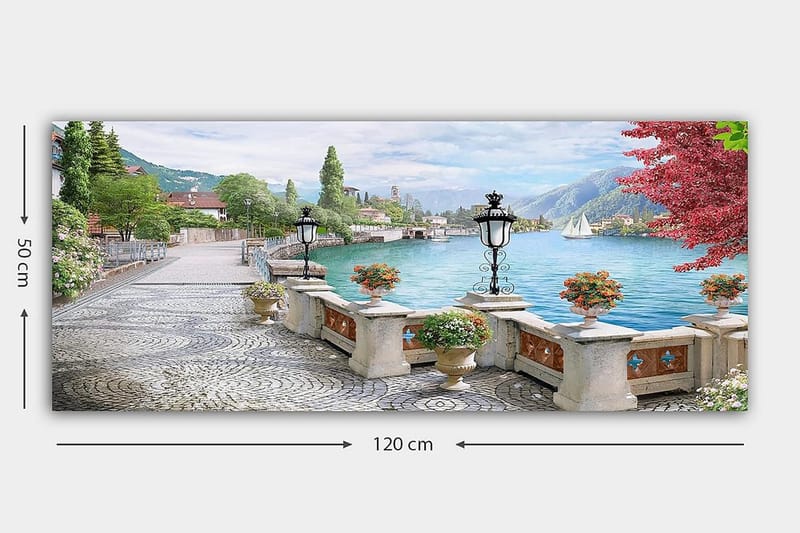 Canvastavla YTY Landscape & Nature Flerfärgad - 120x50 cm - Inredning - Tavlor & posters - Canvastavla