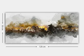 Canvastavla YTY Landscape & Nature Flerfärgad - 120x50 cm - Inredning - Tavlor & posters - Canvastavla