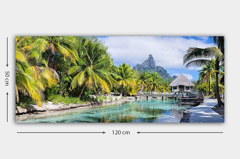 Canvastavla YTY Landscape & Nature Flerfärgad - 120x50 cm - Inredning - Tavlor & posters - Canvastavla