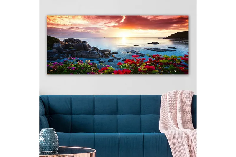 Canvastavla YTY Landscape & Nature Flerfärgad - 120x50 cm - Inredning - Tavlor & posters - Canvastavla