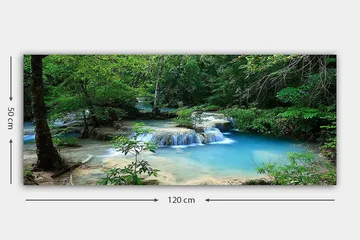 Canvastavla YTY Landscape & Nature Flerfärgad - 120x50 cm - Inredning - Tavlor & posters - Canvastavla