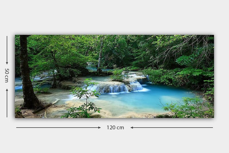 Canvastavla YTY Landscape & Nature Flerfärgad - 120x50 cm - Inredning - Tavlor & posters - Canvastavla