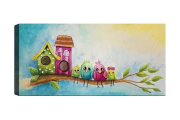 Canvastavla YTY Landscape & Nature Flerfärgad - 120x50 cm - Inredning - Tavlor & posters - Canvastavla