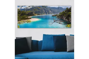 Canvastavla YTY Nautical & Beach Flerfärgad - 120x50 cm - Inredning - Tavlor & posters - Canvastavla