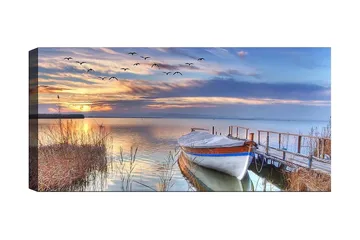 Canvastavla YTY Nautical & Beach Flerfärgad - 120x50 cm - Inredning - Tavlor & posters - Canvastavla