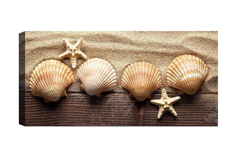Canvastavla YTY Nautical & Beach Flerfärgad - 120x50 cm - Inredning - Tavlor & posters - Canvastavla