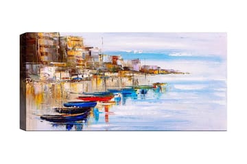 Canvastavla YTY Nautical & Beach Flerfärgad - 120x50 cm - Inredning - Tavlor & posters - Canvastavla