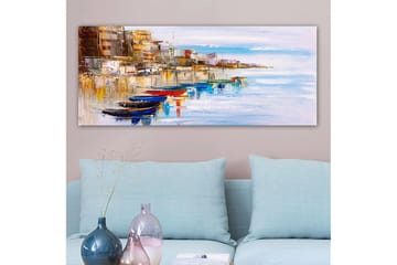 Canvastavla YTY Nautical & Beach Flerfärgad - 120x50 cm - Inredning - Tavlor & posters - Canvastavla