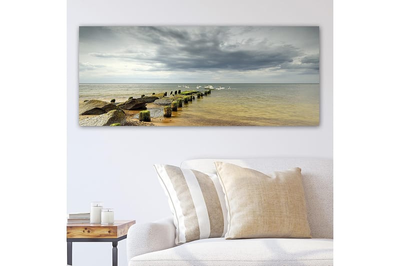 Canvastavla YTY Nautical & Beach Flerfärgad - 120x50 cm - Inredning - Tavlor & posters - Canvastavla