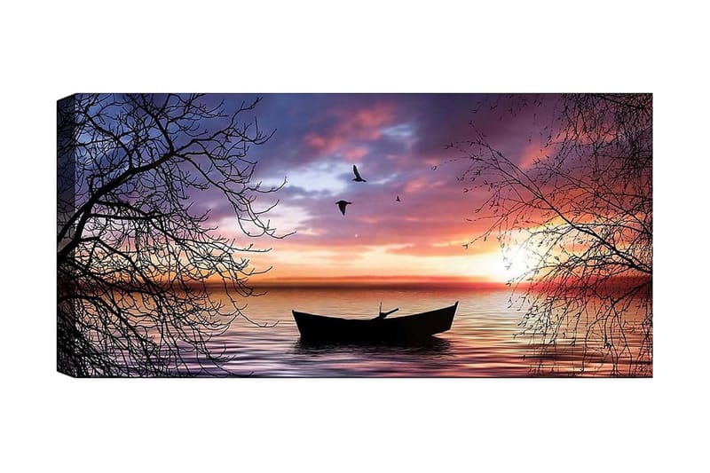 Canvastavla YTY Nautical & Beach Flerfärgad - 120x50 cm - Inredning - Tavlor & posters - Canvastavla