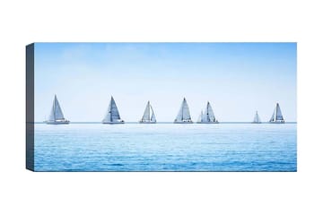 Canvastavla YTY Nautical & Beach Flerfärgad - 120x50 cm - Inredning - Tavlor & posters - Canvastavla