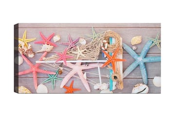 Canvastavla YTY Nautical & Beach Flerfärgad - 120x50 cm - Inredning - Tavlor & posters - Canvastavla
