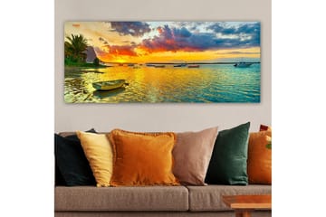 Canvastavla YTY Nautical & Beach Flerfärgad - 120x50 cm - Inredning - Tavlor & posters - Canvastavla