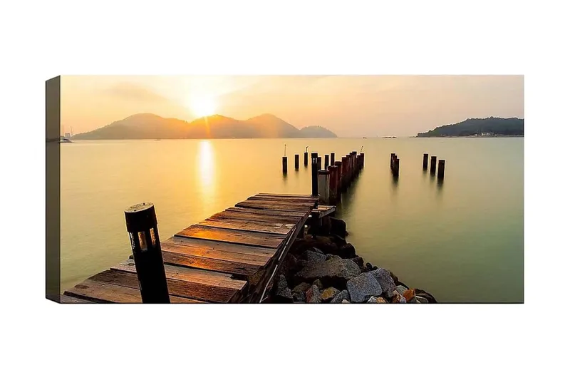 Canvastavla YTY Nautical & Beach Flerfärgad, 120x50 cm