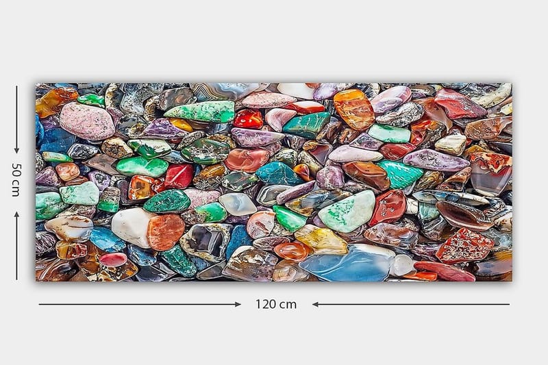 Canvastavla YTY Nautical & Beach Flerfärgad - 120x50 cm - Inredning - Tavlor & posters - Canvastavla