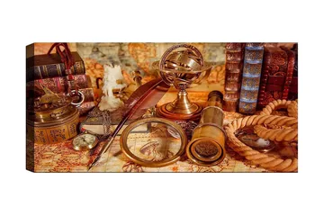 Canvastavla YTY Nautical & Beach Flerfärgad - 120x50 cm - Inredning - Tavlor & posters - Canvastavla