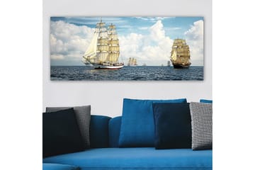 Canvastavla YTY Nautical & Beach Flerfärgad - 120x50 cm - Inredning - Tavlor & posters - Canvastavla