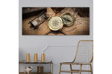Canvastavla YTY Nautical & Beach Flerfärgad - 120x50 cm - Inredning - Tavlor & posters - Canvastavla