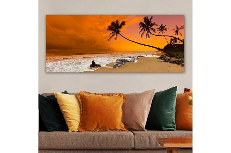 Canvastavla YTY Nautical & Beach Flerfärgad - 120x50 cm - Inredning - Tavlor & posters - Canvastavla