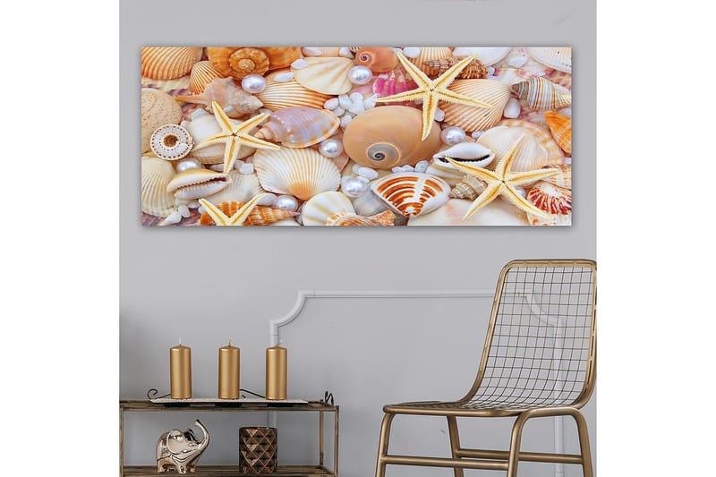 Canvastavla YTY Nautical & Beach Flerfärgad - 120x50 cm - Inredning - Tavlor & posters - Canvastavla
