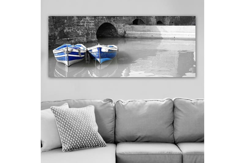 Canvastavla YTY Nautical & Beach Flerfärgad - 120x50 cm - Inredning - Tavlor & posters - Canvastavla