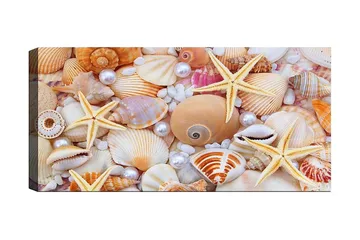 Canvastavla YTY Nautical & Beach Flerfärgad - 120x50 cm - Inredning - Tavlor & posters - Canvastavla