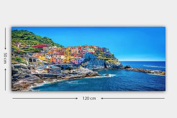 Canvastavla YTY Nautical & Beach Flerfärgad - 120x50 cm - Inredning - Tavlor & posters - Canvastavla