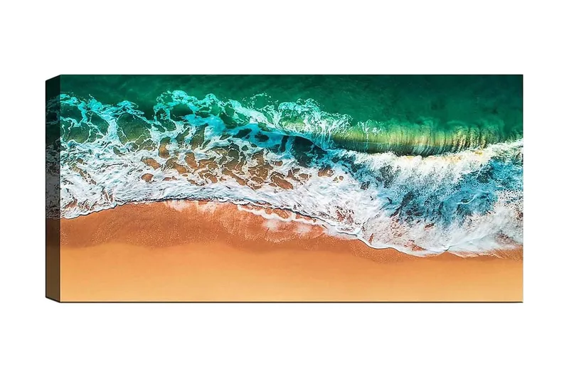 Canvastavla YTY Nautical & Beach Flerfärgad, 120x50 cm