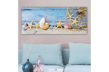 Canvastavla YTY Nautical & Beach Flerfärgad - 120x50 cm - Inredning - Tavlor & posters - Canvastavla