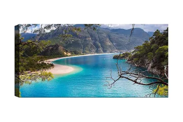 Canvastavla YTY Nautical & Beach Flerfärgad - 120x50 cm - Inredning - Tavlor & posters - Canvastavla