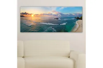 Canvastavla YTY Nautical & Beach Flerfärgad - 120x50 cm - Inredning - Tavlor & posters - Canvastavla
