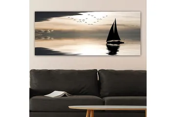Canvastavla YTY Nautical & Beach Flerfärgad - 120x50 cm - Inredning - Tavlor & posters - Canvastavla