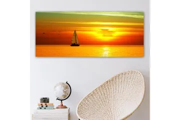Canvastavla YTY Nautical & Beach Flerfärgad - 120x50 cm - Inredning - Tavlor & posters - Canvastavla
