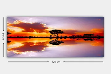 Canvastavla YTY Nautical & Beach Flerfärgad - 120x50 cm - Inredning - Tavlor & posters - Canvastavla