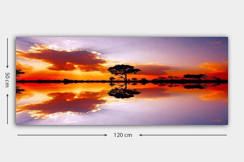 Canvastavla YTY Nautical & Beach Flerfärgad - 120x50 cm - Inredning - Tavlor & posters - Canvastavla