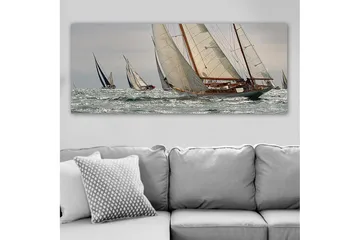 Canvastavla YTY Nautical & Beach Flerfärgad - 120x50 cm - Inredning - Tavlor & posters - Canvastavla