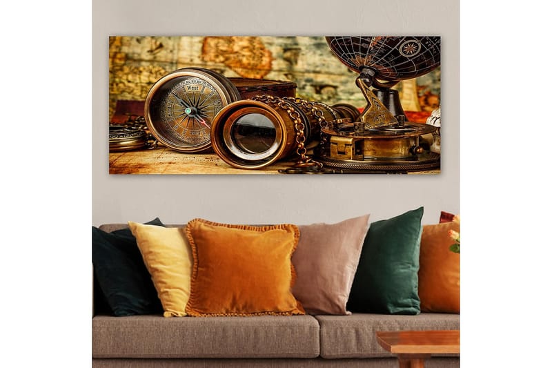 Canvastavla YTY Nautical & Beach Flerfärgad - 120x50 cm - Inredning - Tavlor & posters - Canvastavla